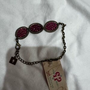 Pink Panache Fuchsia Stone Bracelet